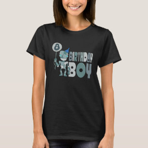 Camiseta Aniversário De 8 Anos
