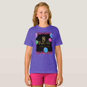 Camiseta Aniversário de 8 anos