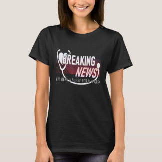 Camiseta Aniversário de 8 Anos de Trabalho de Enfermeira 8º
