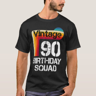 Camiseta Aniversário De 90 Anos 90