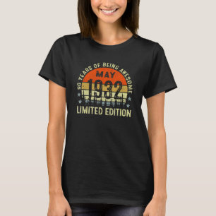 Camiseta Aniversário de 90 de maio de 1932, 90 anos