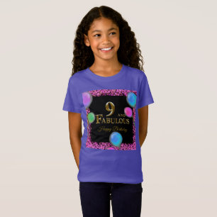 Camiseta Aniversário de 9 anos