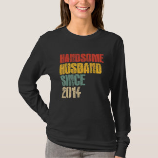 Camiseta Aniversário de 9 anos de casamento para ele belo m