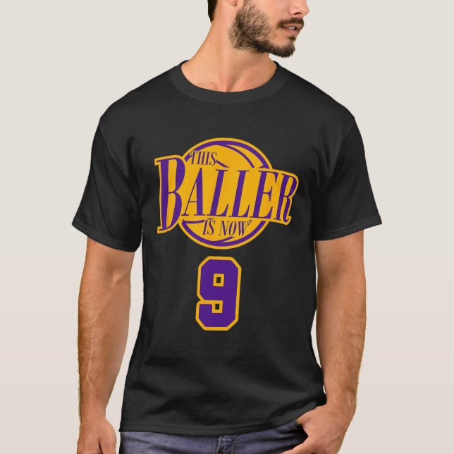 Camiseta Aniversário De 9 Anos De Idade (Frente)