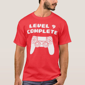 Camiseta Aniversário de 9 anos de idade Video Games Bday am
