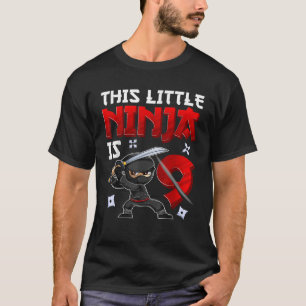 Camiseta Aniversário De 9 Anos Este Pequeno Ninja É