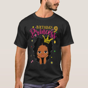 Camiseta Aniversário de 9 anos Princesa 9.o aniversário Mel
