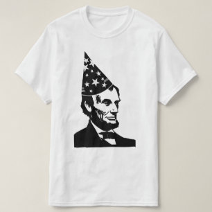 Camiseta Aniversário de Abraham Lincoln