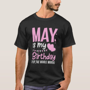 Camiseta Aniversário de abril É minha Semana de Aniversário