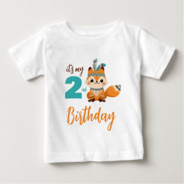 Camiseta Aniversário de Animais da Floresta Personalizada