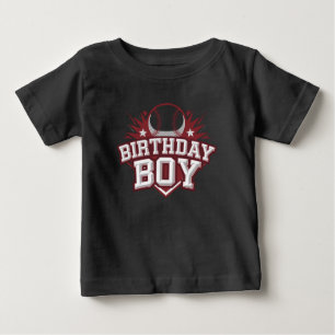 Camiseta Aniversário de Beisebol Ousado