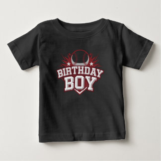 Camiseta Aniversário de Beisebol Ousado