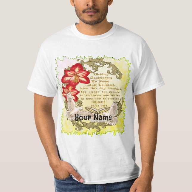 Camiseta Aniversário de Casamento (Frente)
