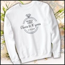 Aniversário de Casamento 10º Negro e Branco Minima