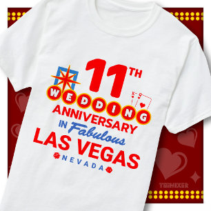 Camiseta Aniversário de Casamento de 11 Anos Fabuloso Casal