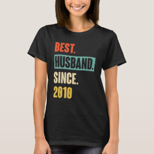 Camiseta Aniversário De Casamento De 12 Para Ele Melhor Mar