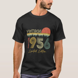 Camiseta Aniversário de Casamento de 1956 Nascido em 1956 P