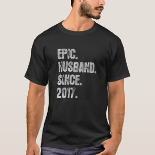 Camiseta Aniversário De Casamento De 5 Desde Que Ele É Epic