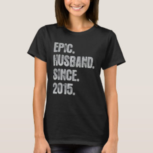 Camiseta Aniversário De Casamento De 7 Desde Que Ele É Epic