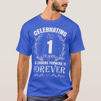 Camiseta Aniversário de Casamento de rua Bonito para Casais