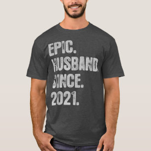 Camiseta Aniversário De Casamento De rua Para O Marido Epic