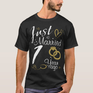 Camiseta Aniversário de Casamento de ruas. Recem casados H