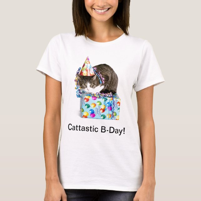 Camiseta Aniversário de Cattastic (Frente)