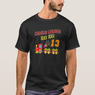 Camiseta Aniversário de criança 13 anos Chugga 2 festas