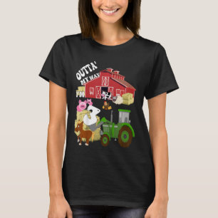 Camiseta Aniversário de criança 3 Anos Animais De Criação A