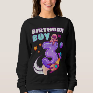Camiseta Aniversário de criança 3 Anos Astrona