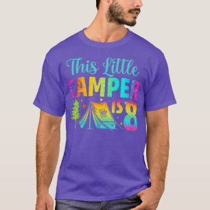 Camiseta Aniversário de criança de Camper, 8 anos acampamen