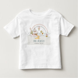 Camiseta Aniversário de criança de terra doce doce e doce d