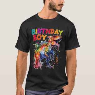 Camiseta Aniversário de criança Dino Dinosaur Vintage Anive
