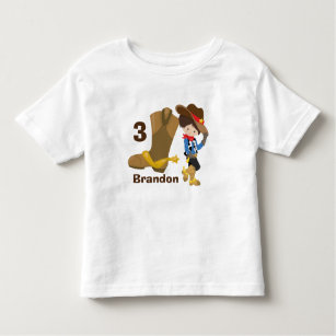 Camiseta Aniversário de criança do partido Monograma Menino