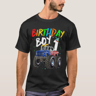 Camiseta Aniversário de criança Garoto 1 Ano com Sinalizado