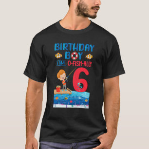 Camiseta Aniversário de criança Garoto Eu Sou O Fish Ally 6