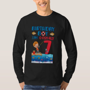Camiseta Aniversário de criança Garoto Eu Sou O Fish Ally 7