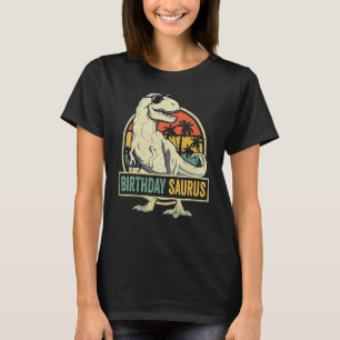 Camiseta Aniversário de criança Surus Rex Dinossaur Matando