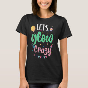 Camiseta Aniversário De Cupcake Maluco De vamos Para Menina
