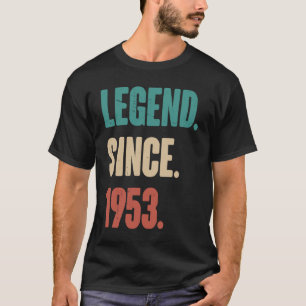 Camiseta Aniversário de Decoração de 70 70 anos Vintage 19