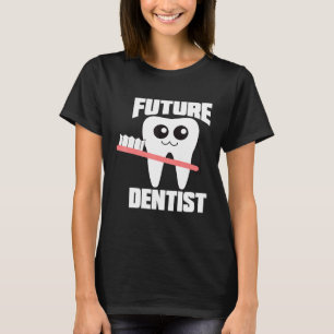 Camiseta Aniversário De Dentista Futuro Para Estudantes De