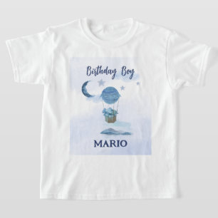 Camiseta Aniversário de elefantes da Lua Azul