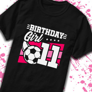 Camiseta Aniversário de futebol de 11 anos 11