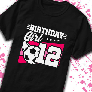 Camiseta Aniversário de futebol de 12 anos 12