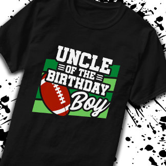 Camiseta Aniversário de Futebol do Tio de Boas-Festas
