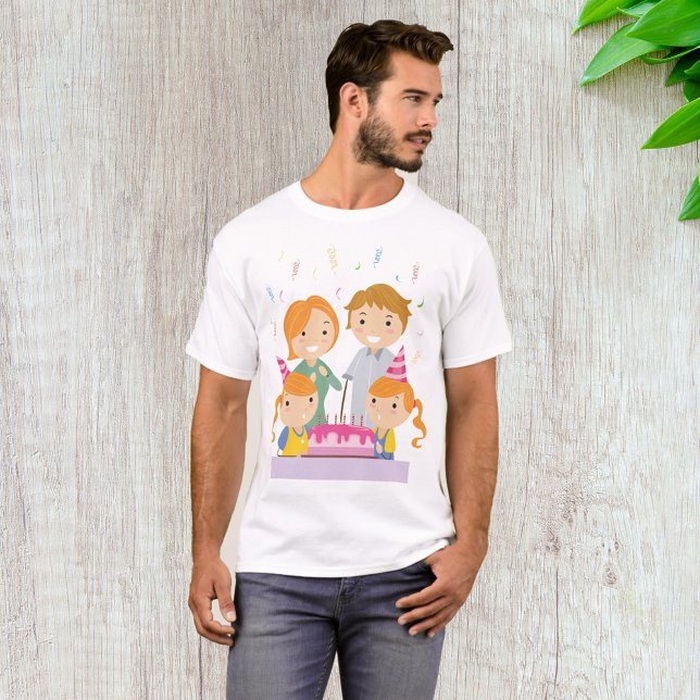 Camiseta Aniversário de Gêmeas (Criador carregado)