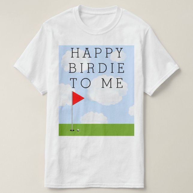 Camiseta Aniversário de Golfe (Frente do Design)