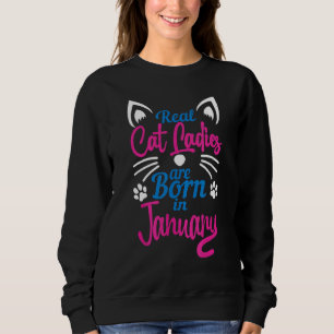 Camiseta Aniversário De Janeiro, Gato Lover, Mulheres, Gato