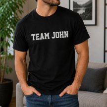 Aniversário de John Equipe Personalizada Divertida