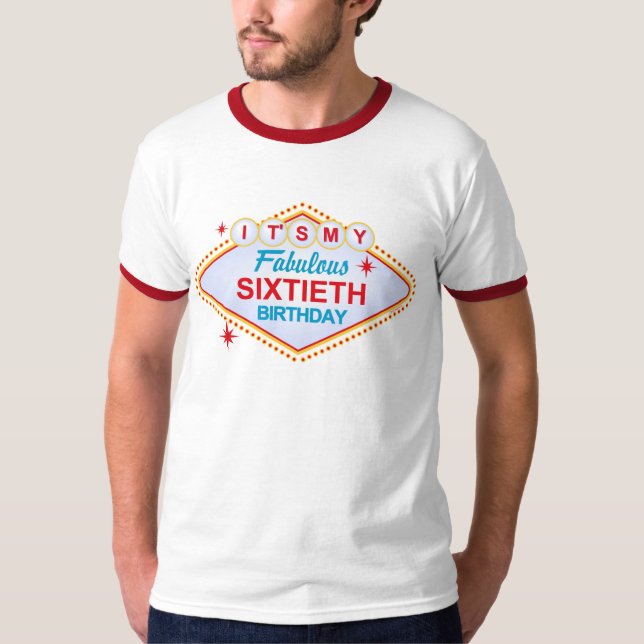 Camiseta Aniversário de Las Vegas 60th (Frente)